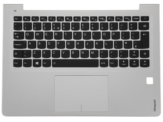 Lenovo IdeaPad 710S Plus-13ISK Keyboard Palmrest Top Cover UK Silver 5CB0M09446