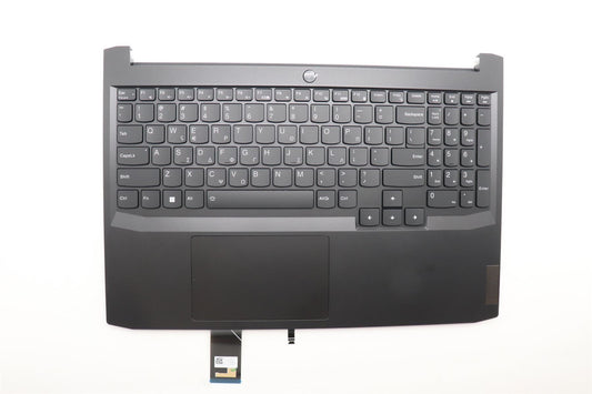Lenovo IdeaPad 3 15IHU6 Palmrest Cover Touchpad Keyboard Greek Grey 5CB1D04570