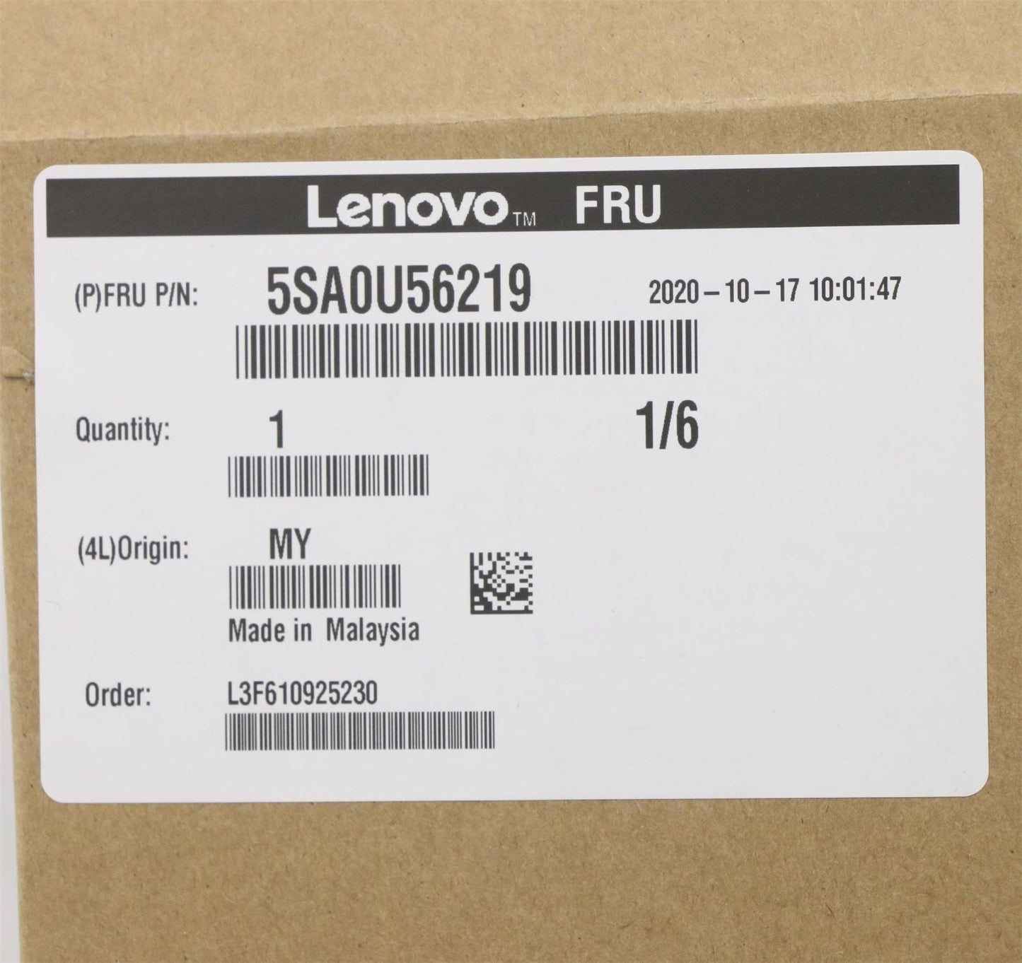 Lenovo IdeaCentre 5 14ARE05 CPU Processor 5SA0U56219
