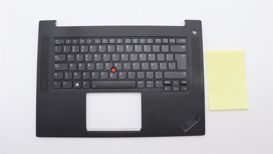 Lenovo ThinkPad P1 Gen 5 Palmrest Touchpad Cover Keyboard Belgian 5M11D11978