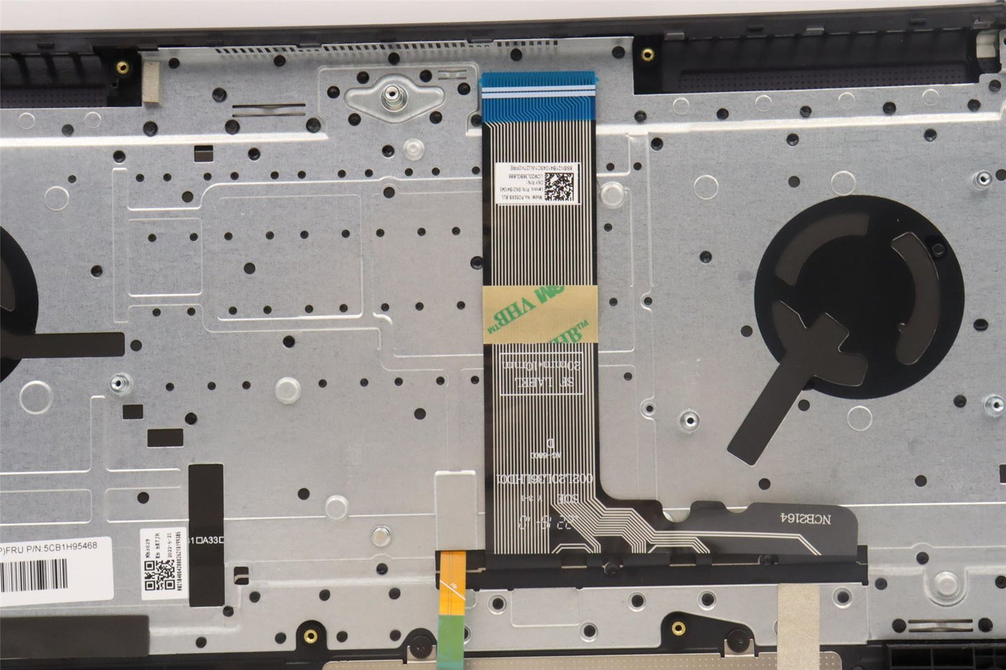 Lenovo IdeaPad 5 16IAH7 Palmrest Cover Touchpad Keyboard Bulgarian 5CB1H95468
