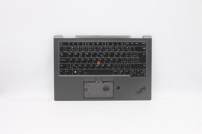 Lenovo Yoga X1 5th Gen Palmrest Cover Keyboard Czech Slovakian Grey 5M10Z37150