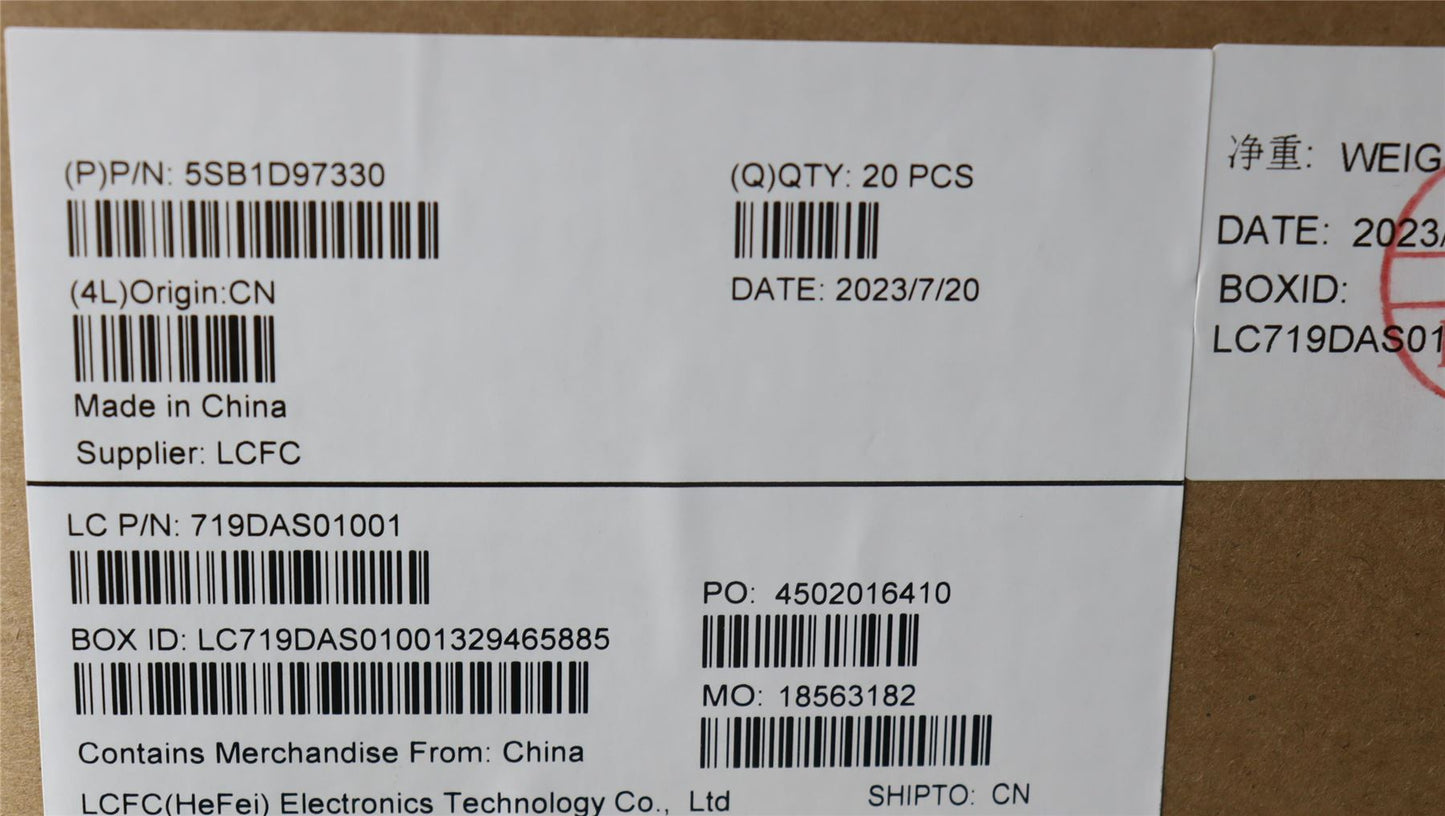 Lenovo SPEAKERINT Speaker Asm,Tweeter,1609,YC 5SB1D97330