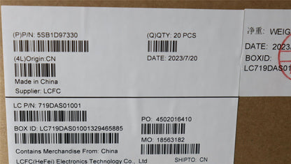 Lenovo SPEAKERINT Speaker Asm,Tweeter,1609,YC 5SB1D97330