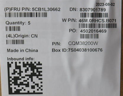 Lenovo Upper Case ASM_TUR W 82Y0 AG BL 5CB1L30662