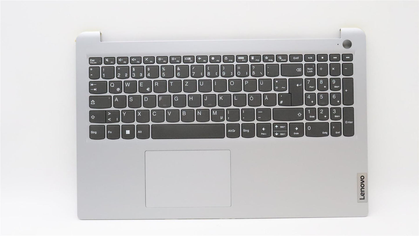 Lenovo IdeaPad 1 15AMN7 Palmrest Cover Touchpad Keyboard German Grey 5CB1J52086