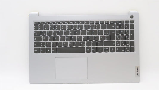Lenovo IdeaPad 1 15AMN7 Palmrest Cover Touchpad Keyboard German Grey 5CB1J52086