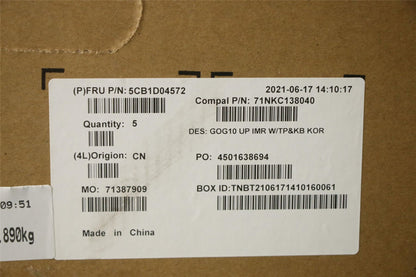 Lenovo Upper Case ASM_KOR C 82K1 5CB1D04572
