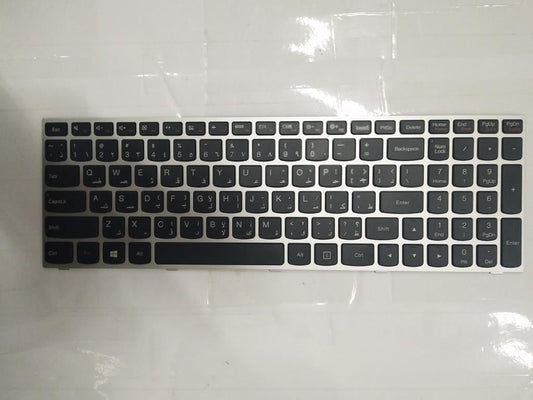 Lenovo IdeaPad 300-15IBR 300-15ISK Keyboard Arabic Light Silver 5N20K12987