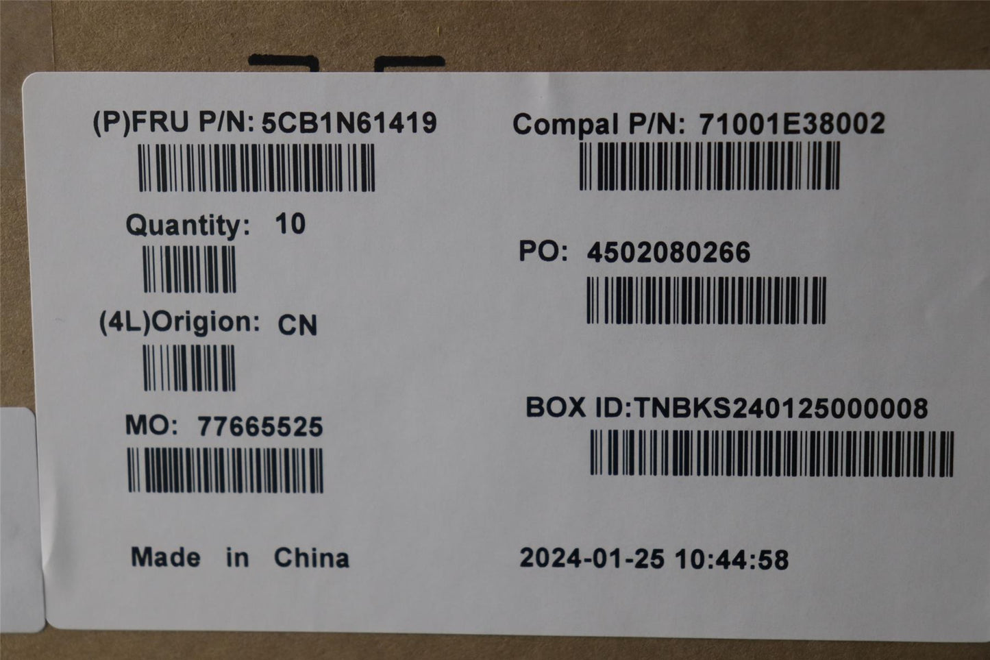 Lenovo Lower Case C 83FD White 5CB1N61419