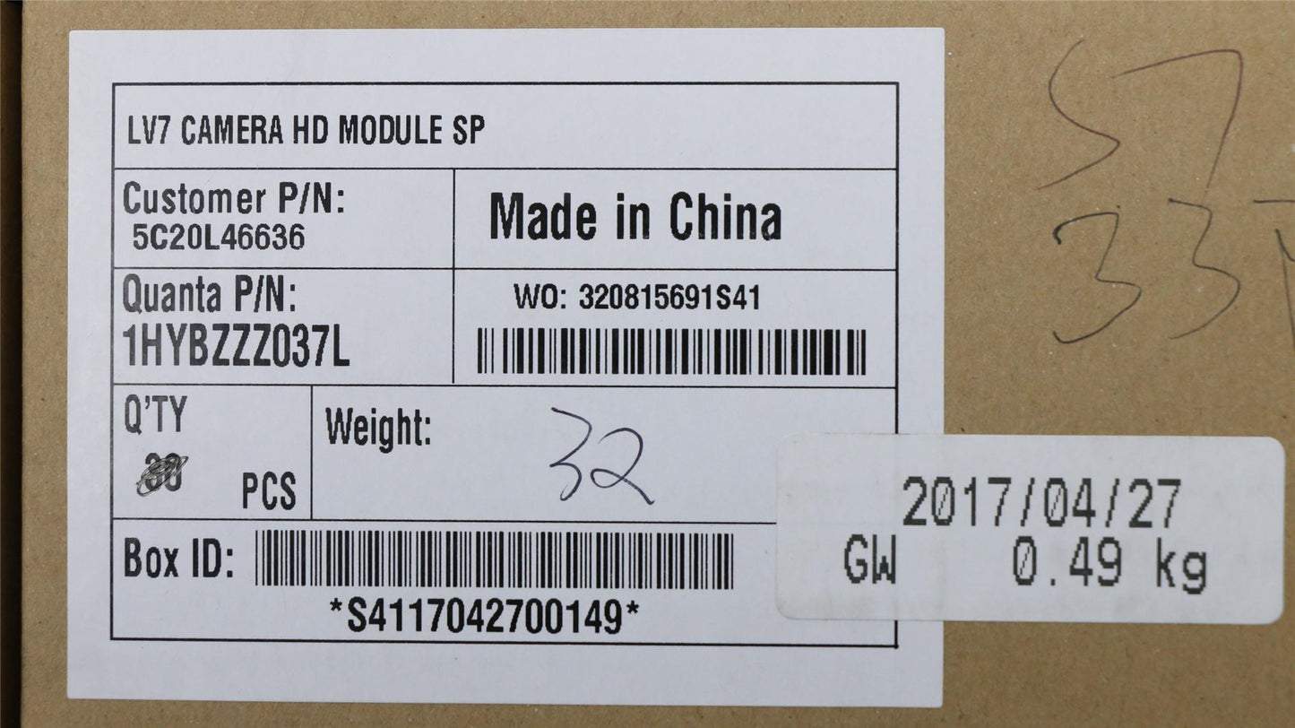 Lenovo V310-14ISK V310-15ISK V310-14IKB Webcam Web Cam Camera Cam 5C20L46636