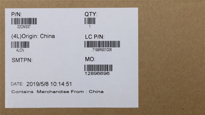 Lenovo ThinkPad E490 LCD Cover Rear Back Housing Black 02DM337