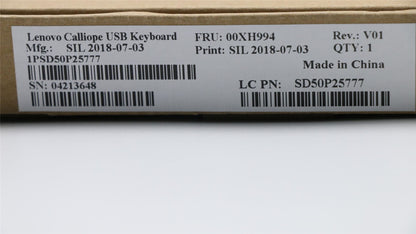 Lenovo IdeaCentre 510-15IKL 720-18IKL 520-24IKL USB Wired Keyboard Czech 00XH994