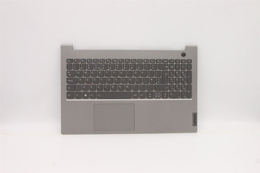 Lenovo ThinkBook 15 G3 ACL Keyboard Palmrest Top Cover UK Grey 5CB1C87519
