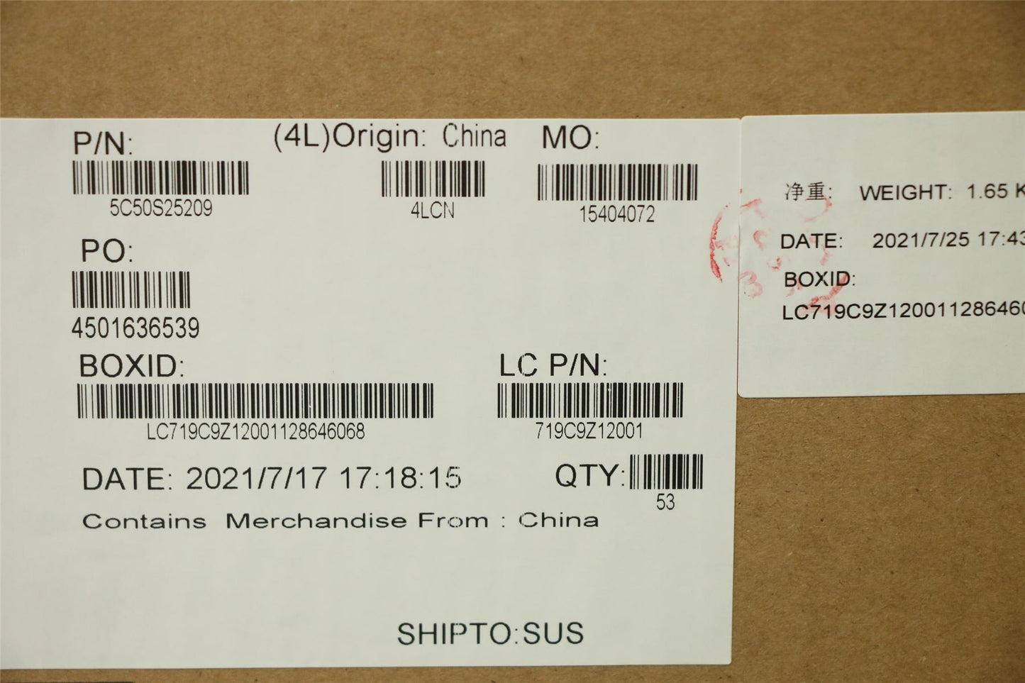 Lenovo Legion 5-15ITH6H USB-A Board Grey 5C50S25209