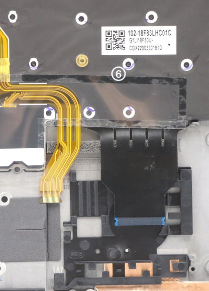 Lenovo Carbon X1 8th Tastatur Handballenauflage Obere Abdeckung Deutsch Schwarz 5M10Z27507