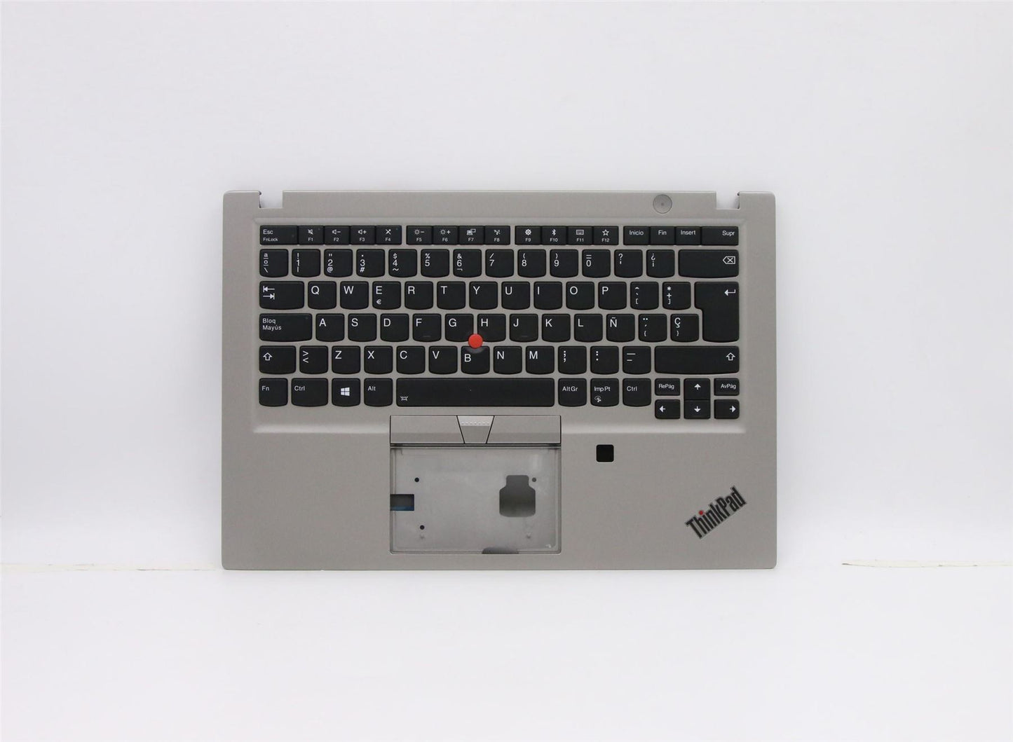 Lenovo ThinkPad T490s Keyboard Palmrest Top Cover Spanish Black Backlit 02HM372