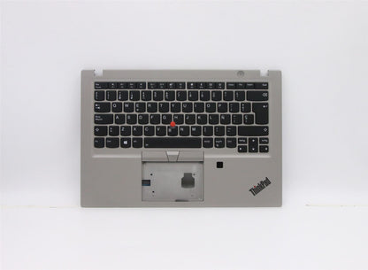 Lenovo ThinkPad T490s Keyboard Palmrest Top Cover Spanish Black Backlit 02HM372