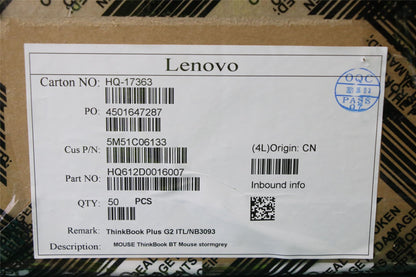 Lenovo ThinkBook 13x ITG Wireless Mouse 5M51C06133