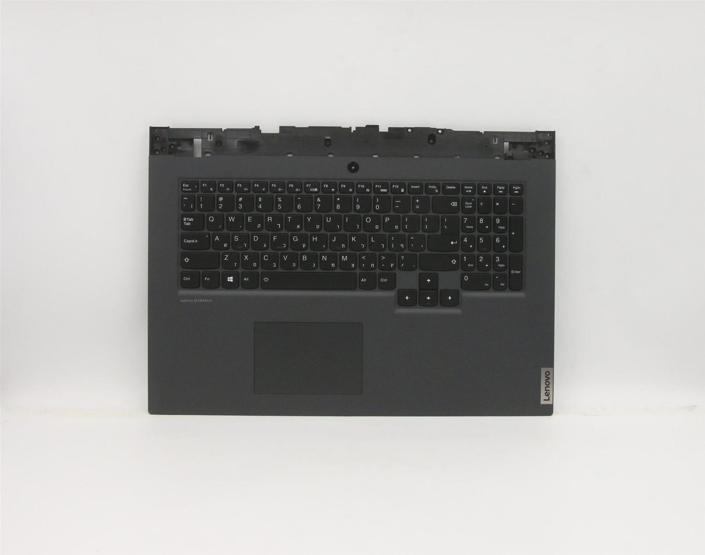 Lenovo Legion 5 17IMH05H Palmrest Cover Touchpad Keyboard Hebrew Grey 5CB0Z21116