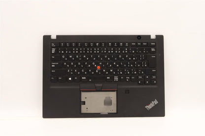 Lenovo ThinkPad T495s Keyboard Palmrest Top Cover Japanese Black 5M11A08678