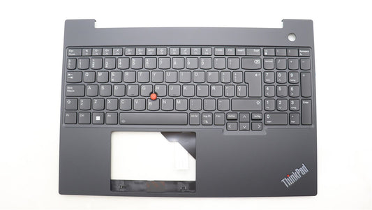 Lenovo ThinkPad E16 Gen 1 Palmrest Cover Keyboard Spanish Black 5M11H94867