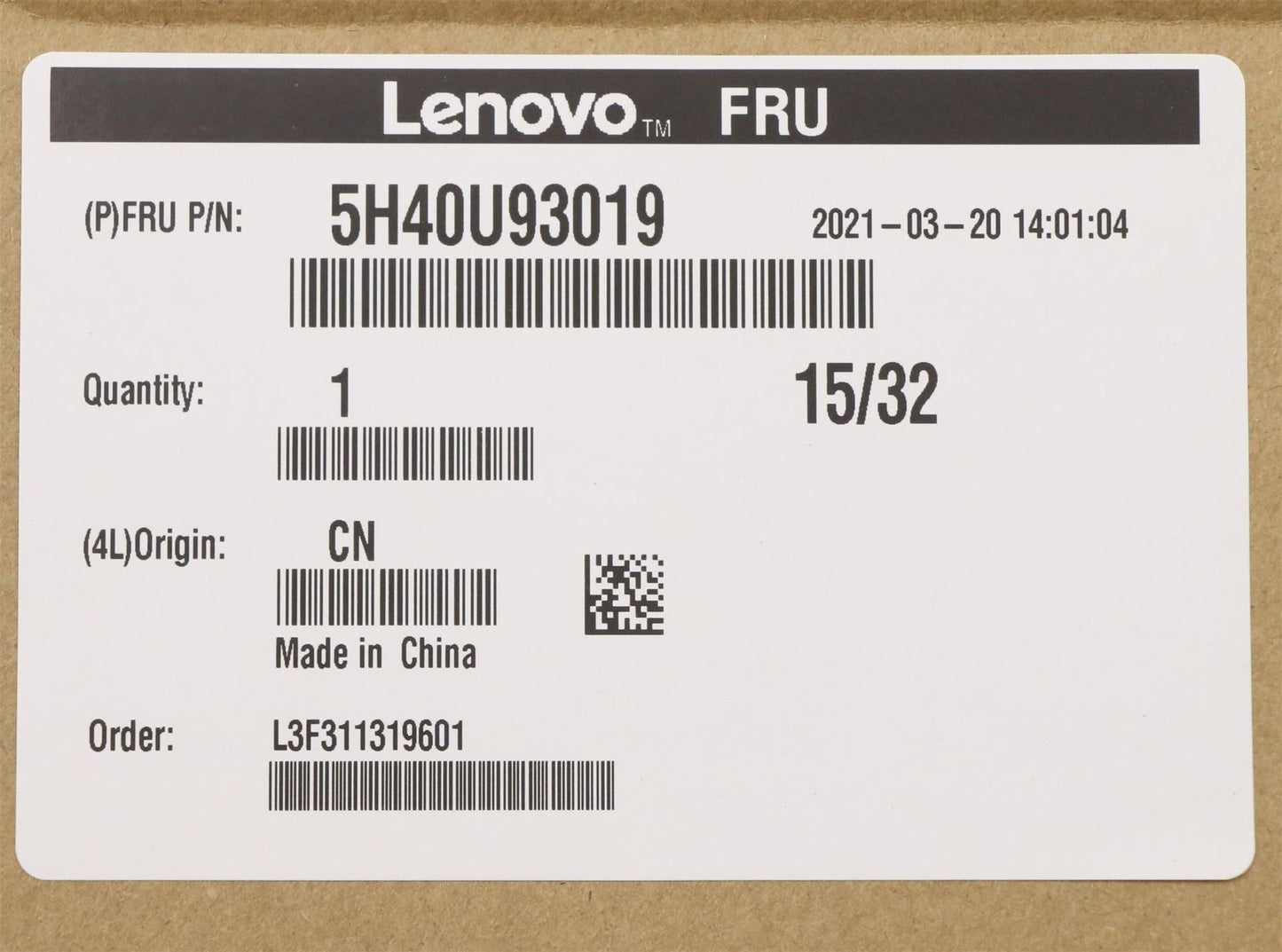 Lenovo Tiny6 65W AVC ILM cooler 5H40U93019