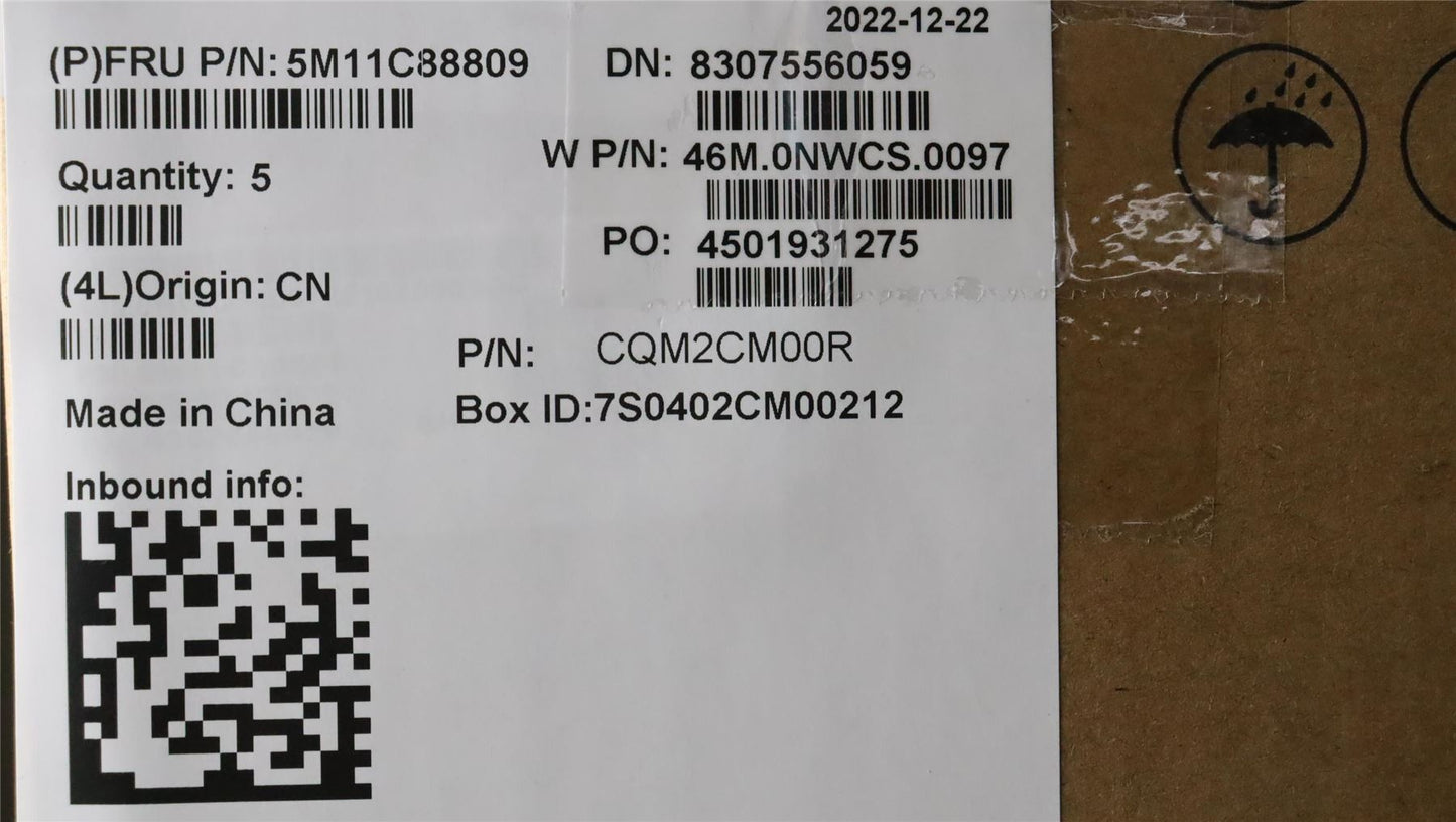 Lenovo MECH_ASM BKLTKB POR w/PT C BK(W/FKB) 5M11C88809