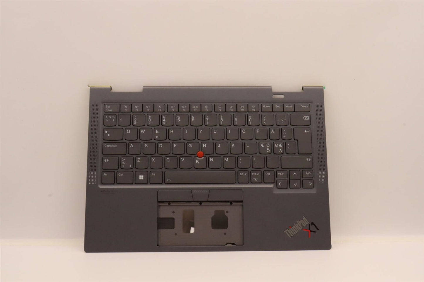 Lenovo Yoga X1 7th Gen Palmrest Touchpad Cover Keyboard Nordic Grey 5M11H45883