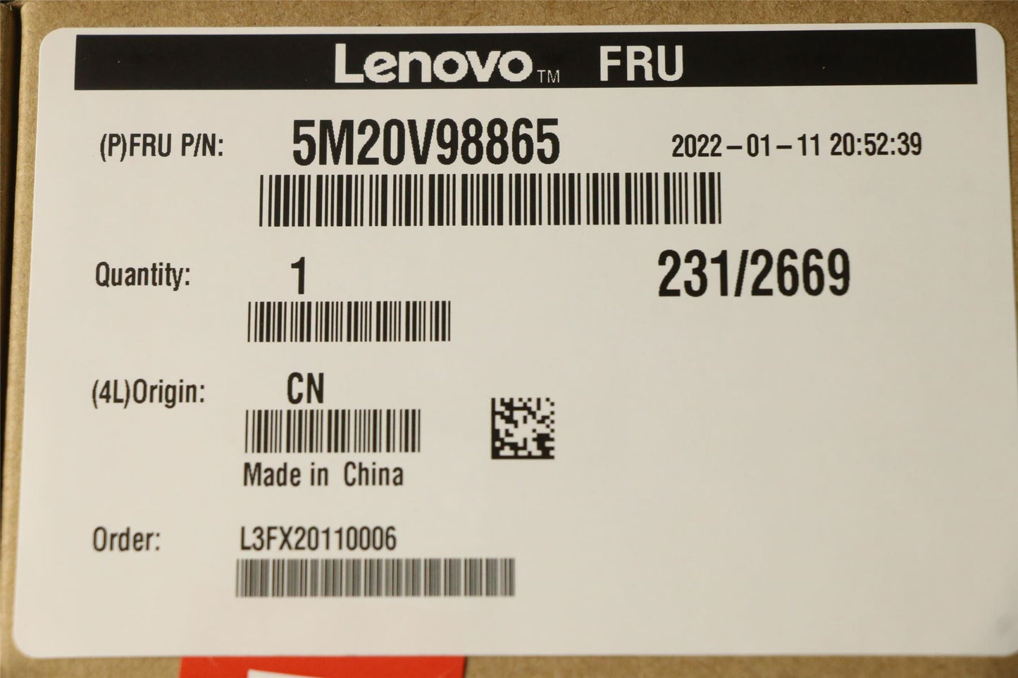 Lenovo Slide,USB,Connector 5M20V98865