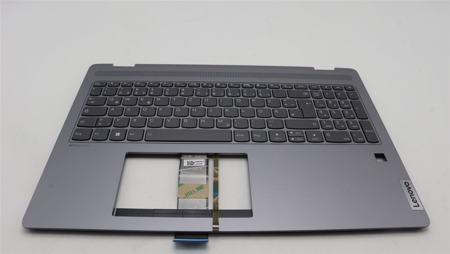 Lenovo IdeaPad 5 16ABR8 Palmrest Cover Keyboard German Grey 5CB1K60155