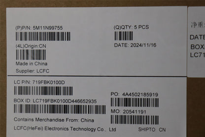 Lenovo MECH_ASM FRU KBD CCV FRA (PMX) UK BK 5M11N99757