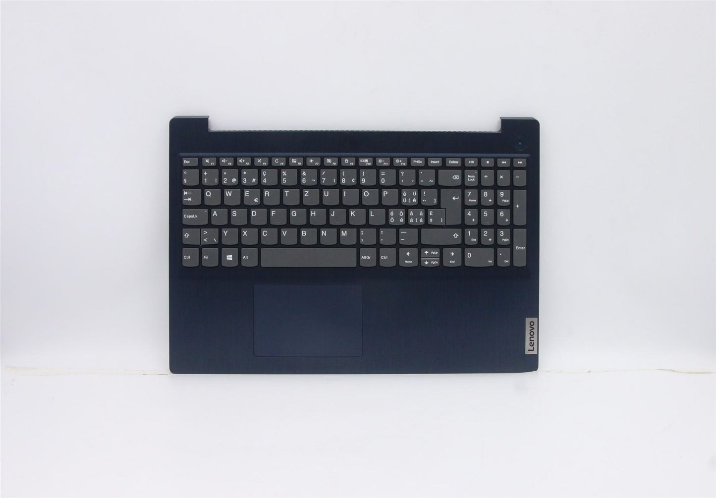 Lenovo IdeaPad 3-15IIL05 Palmrest Cover Touchpad Keyboard Swiss Blue 5CB0X57559