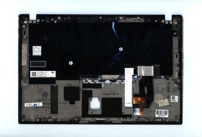 Lenovo ThinkPad T490s Keyboard Palmrest Top Cover UK Black Backlit 02HM307