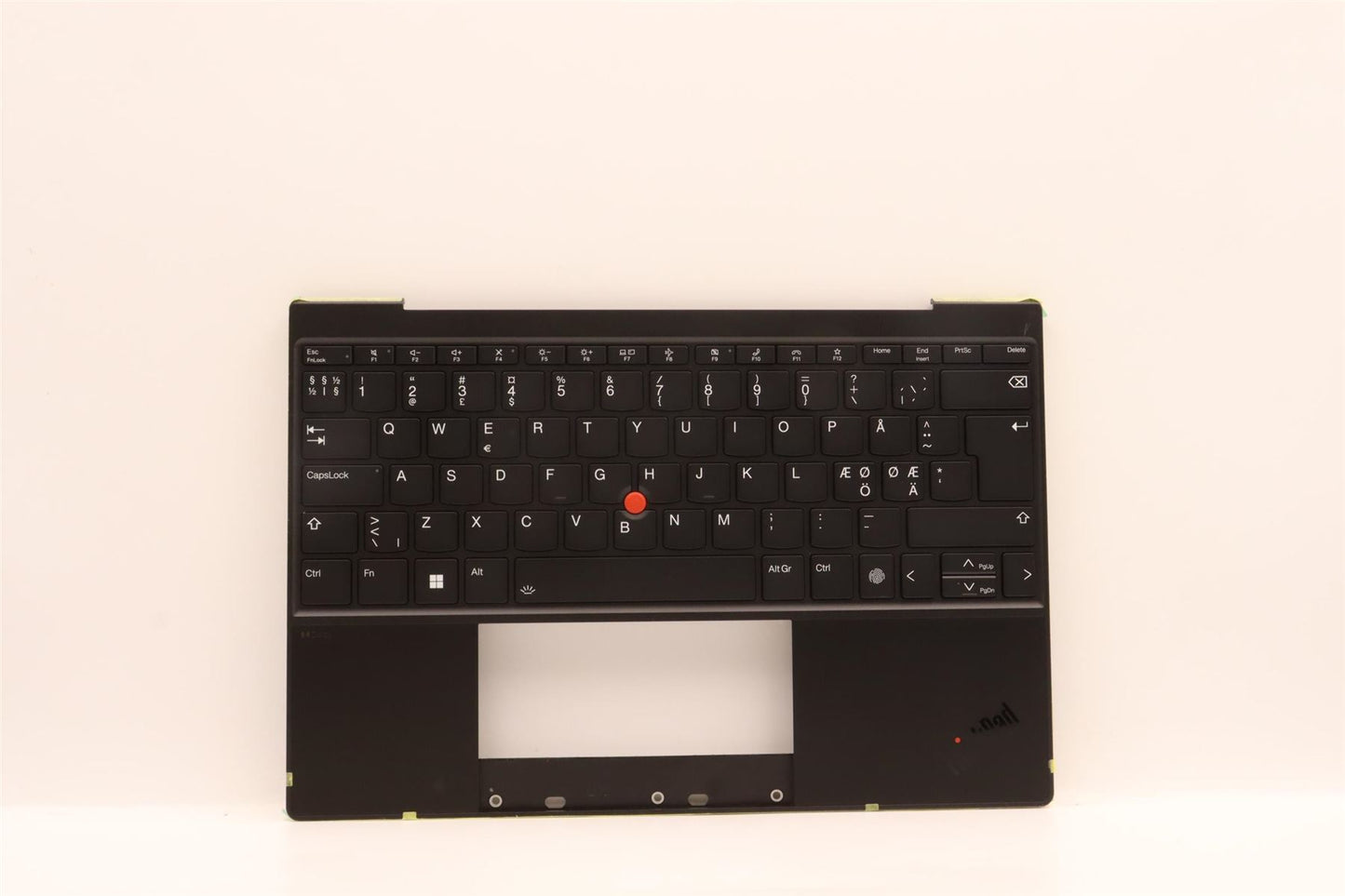 Lenovo ThinkPad Z13 Gen 1 Keyboard Palmrest Top Cover Nordic Black 5M11H95017
