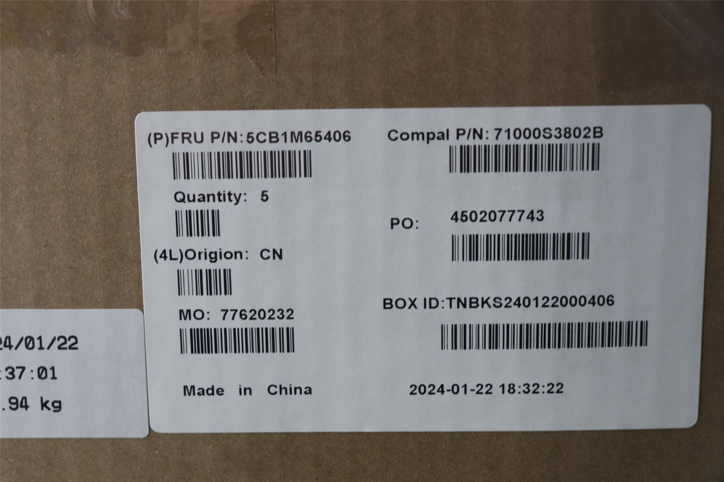 Lenovo COVER Upper Case ASM_HBW C 83DV RGB 5CB1M65406