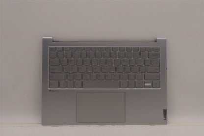 Lenovo Yoga 7 14IAH7 Palmrest Cover Touchpad Keyboard US Cloud Grey 5CB1J19794