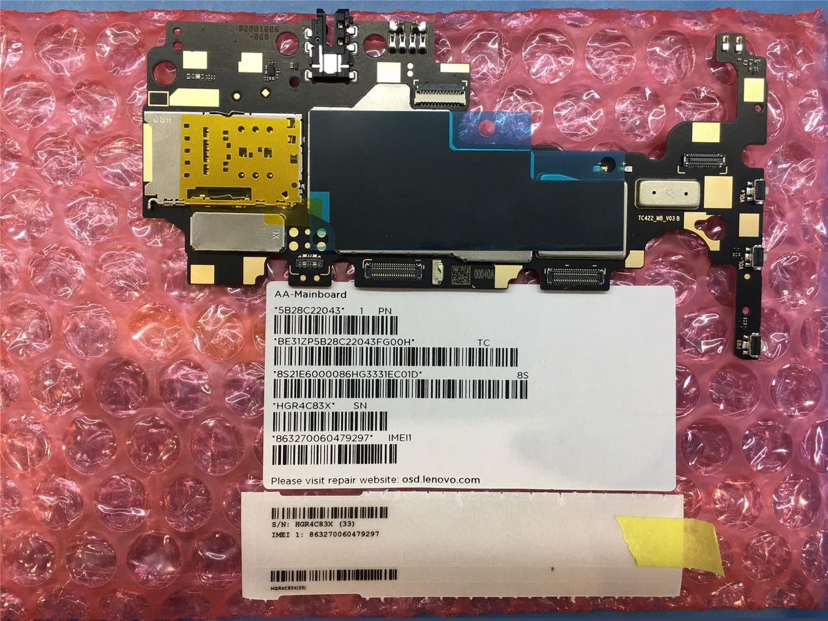 Lenovo TB300XU 4G+64G MB_GB&*26373-00156 CS 5B28C22043