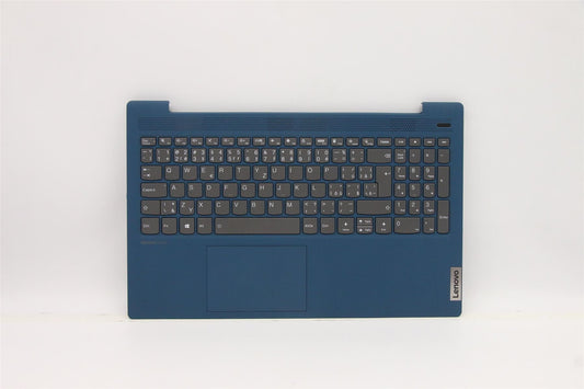 Lenovo IdeaPad 5-15IIL05 5-15ARE05 Keyboard Palmrest Czech Blue 5CB0X56208