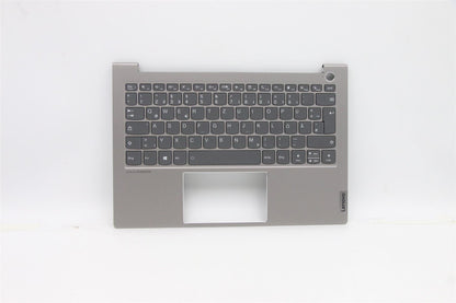 Lenovo ThinkBook 13s G2 ITL Keyboard Palmrest Top Cover German Grey 5CB1B02457