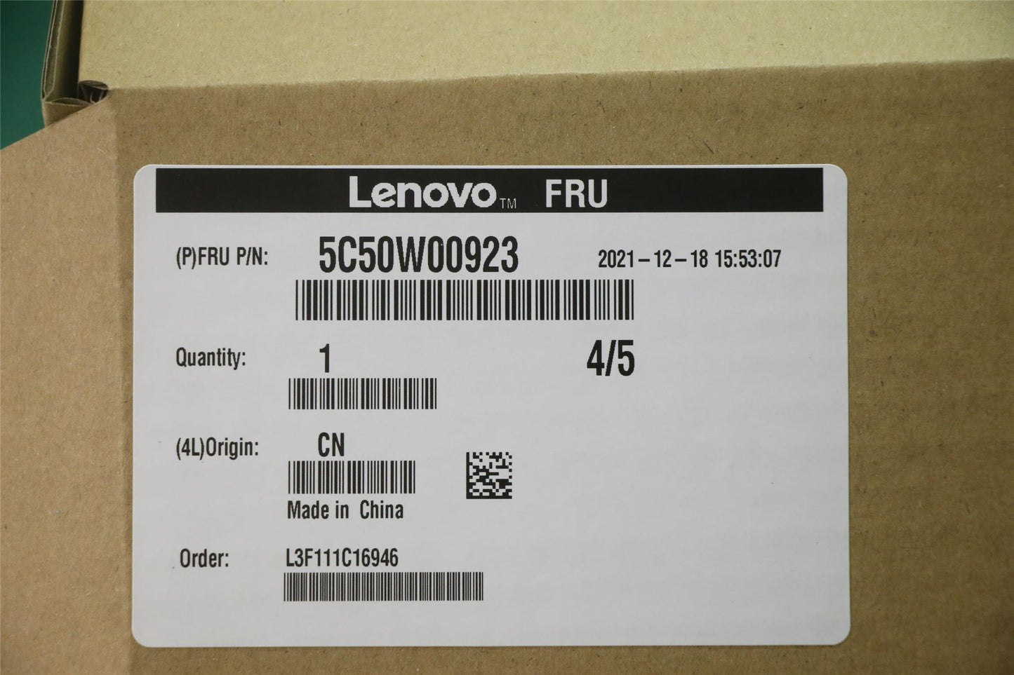 Lenovo thunderbolt LP Native 5C50W00871