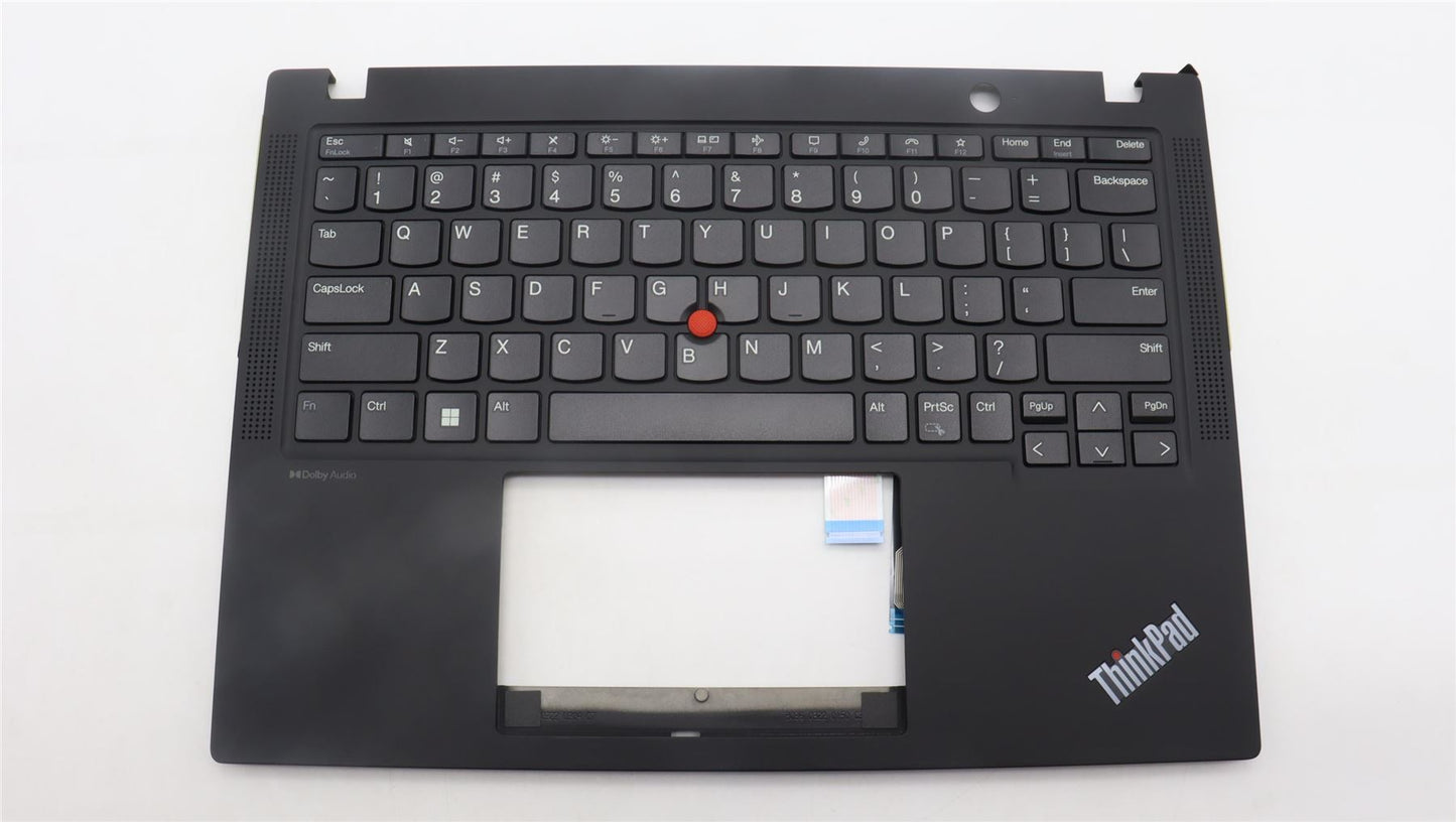 Lenovo ThinkPad X13 Gen 4 Keyboard Palmrest Top Cover US Black 5M11H88982