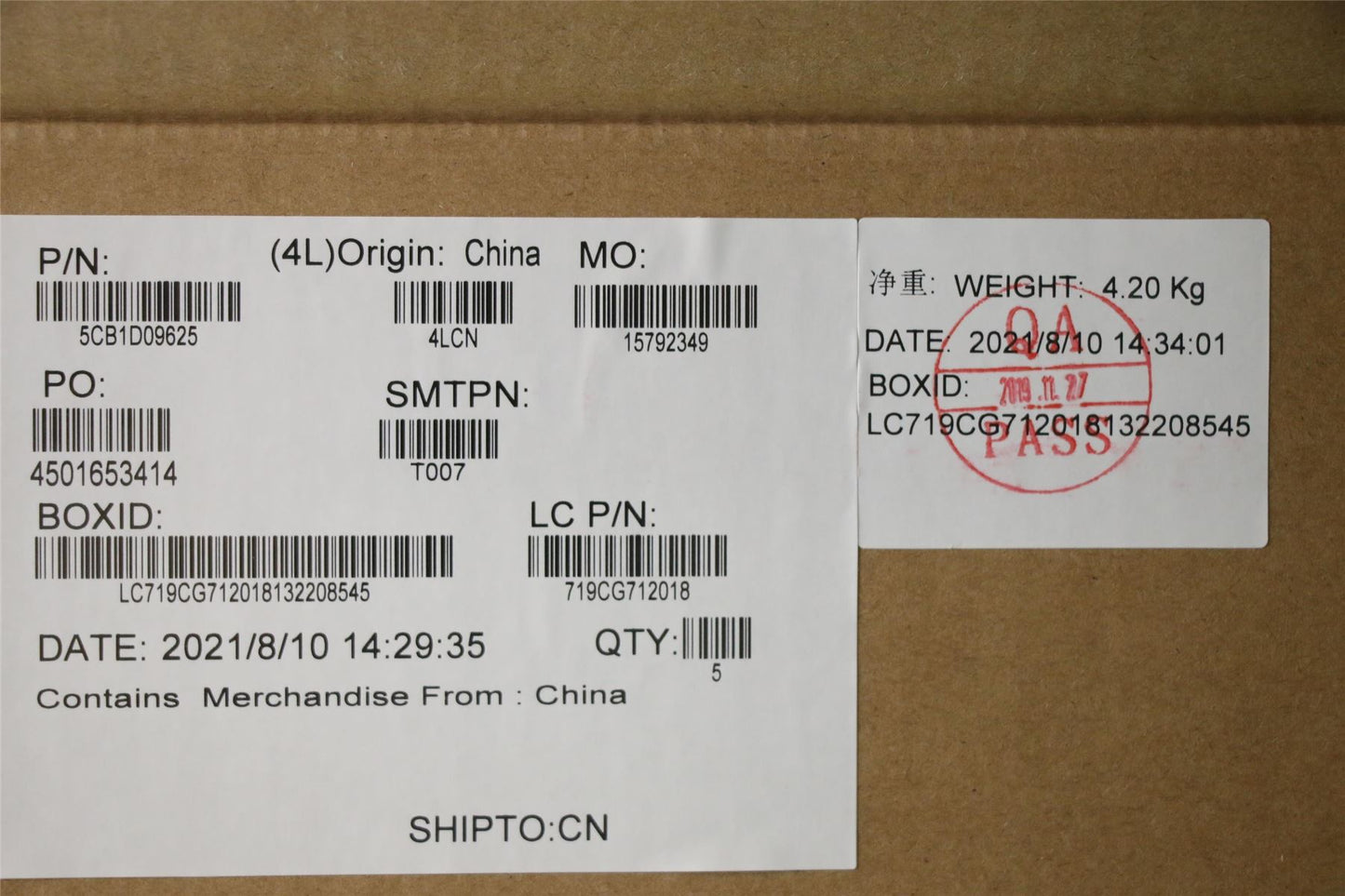 Lenovo 5 16ITH6 Palmrest Cover Touchpad Keyboard US Slate Grey 5CB1D09625