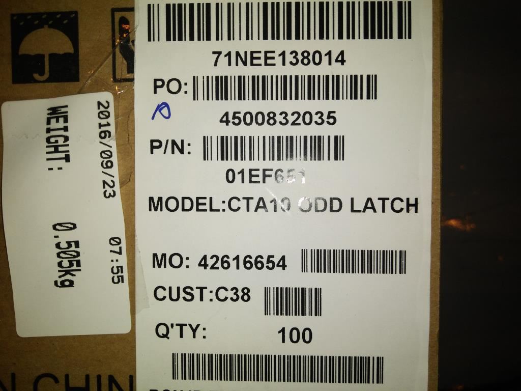 Lenovo 01EF651 MECH_ASM Bracket Latch, For ODD