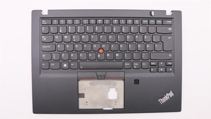 Lenovo ThinkPad T490s Keyboard Palmrest Top Cover Swedish Finnish Black 02HM301