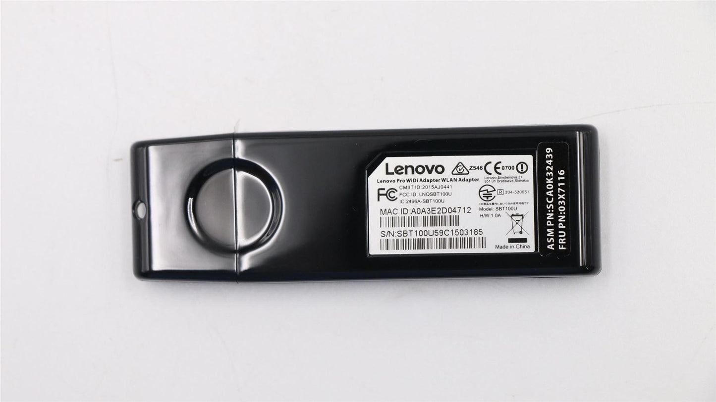 Lenovo Widi Wireless Dongle EU FRU 03X7116