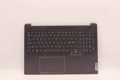 Lenovo IdeaPad 516ARH7 Palmrest Cover Touchpad Keyboard Nordic Black 5CB1J08865