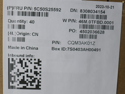 Lenovo CARDPOP W 21KG NVP I/O Board 5C50S25592