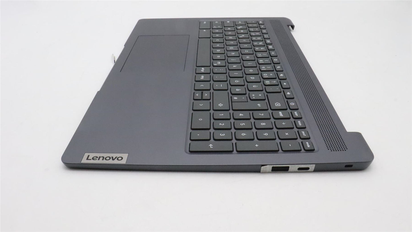Lenovo Chrome IP 5 16IAU7 Palmrest Cover Touchpad Keyboard German 5CB1J51117
