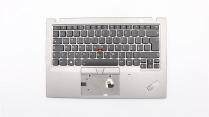 Lenovo ThinkPad X1 Carbon 6 Gen Palmrest Cover Keyboard Italian Backlit 01YU600